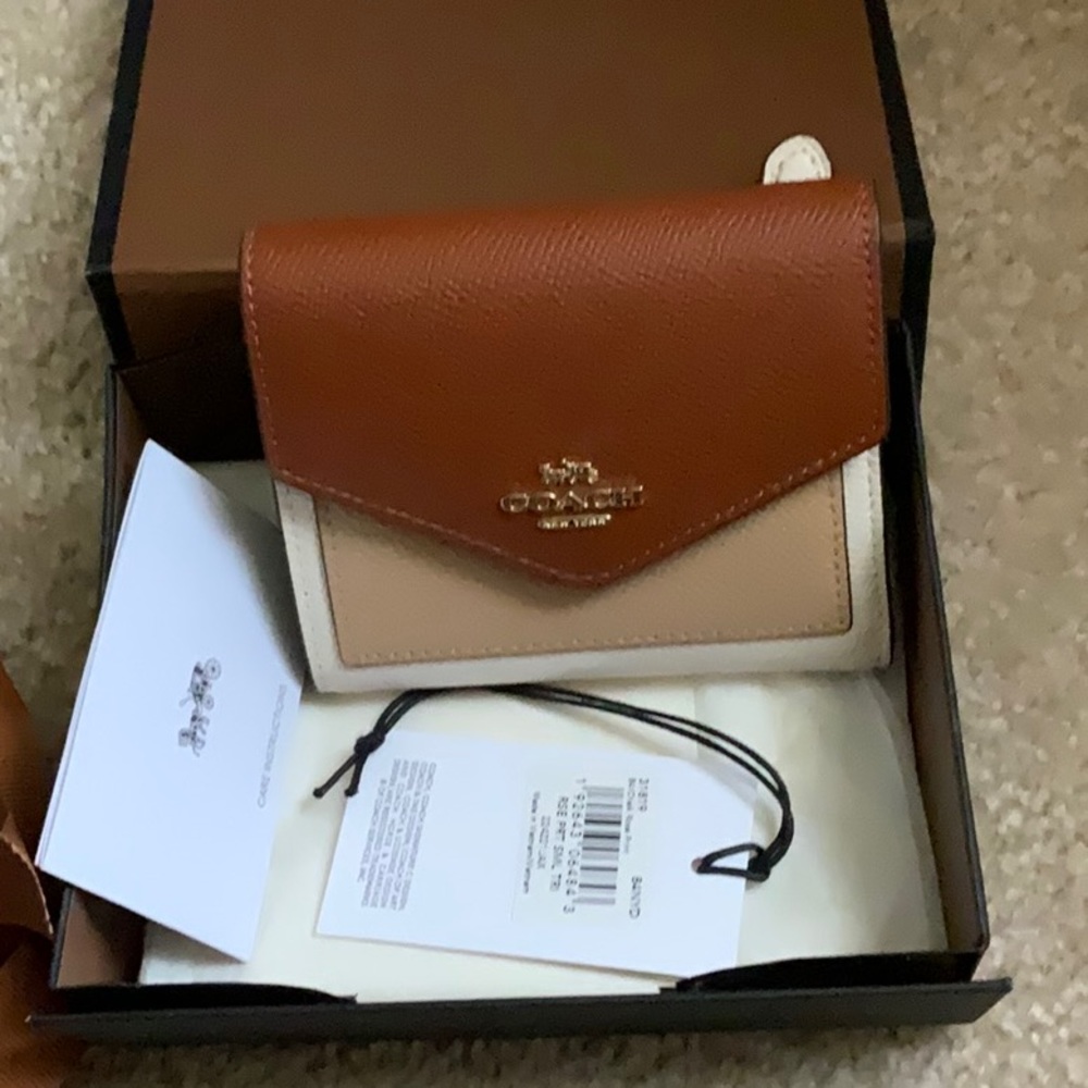 Coach Color Block Wallet